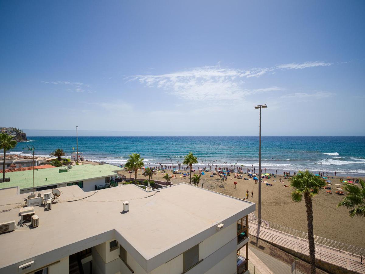 Precioso Apartamento En 1ª Linea De Mar San Agustín Exterior foto